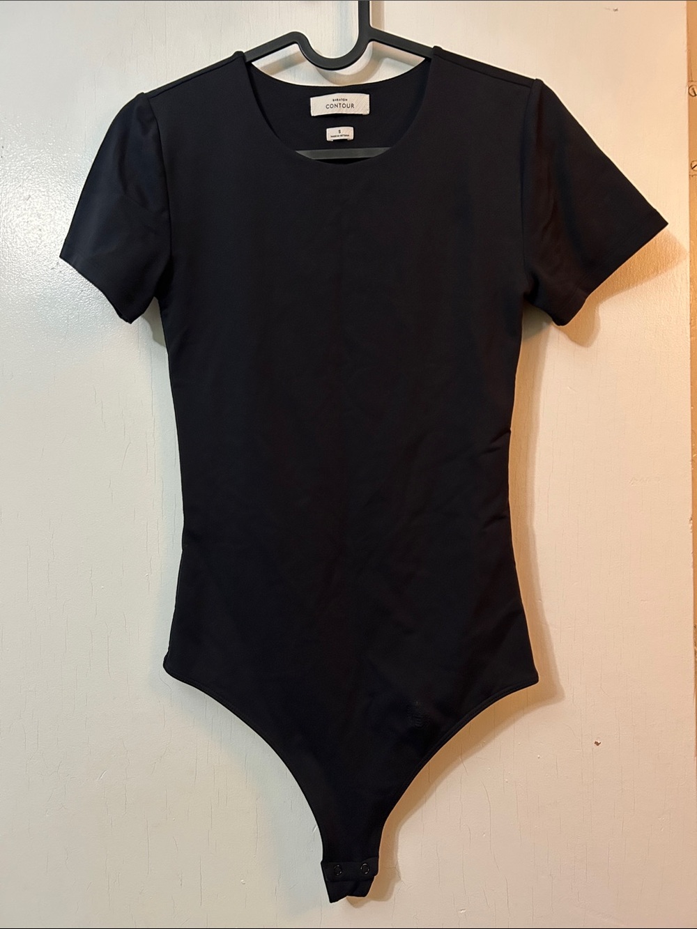 Babaton Contour Crew Neck Bodysuit - sz S black